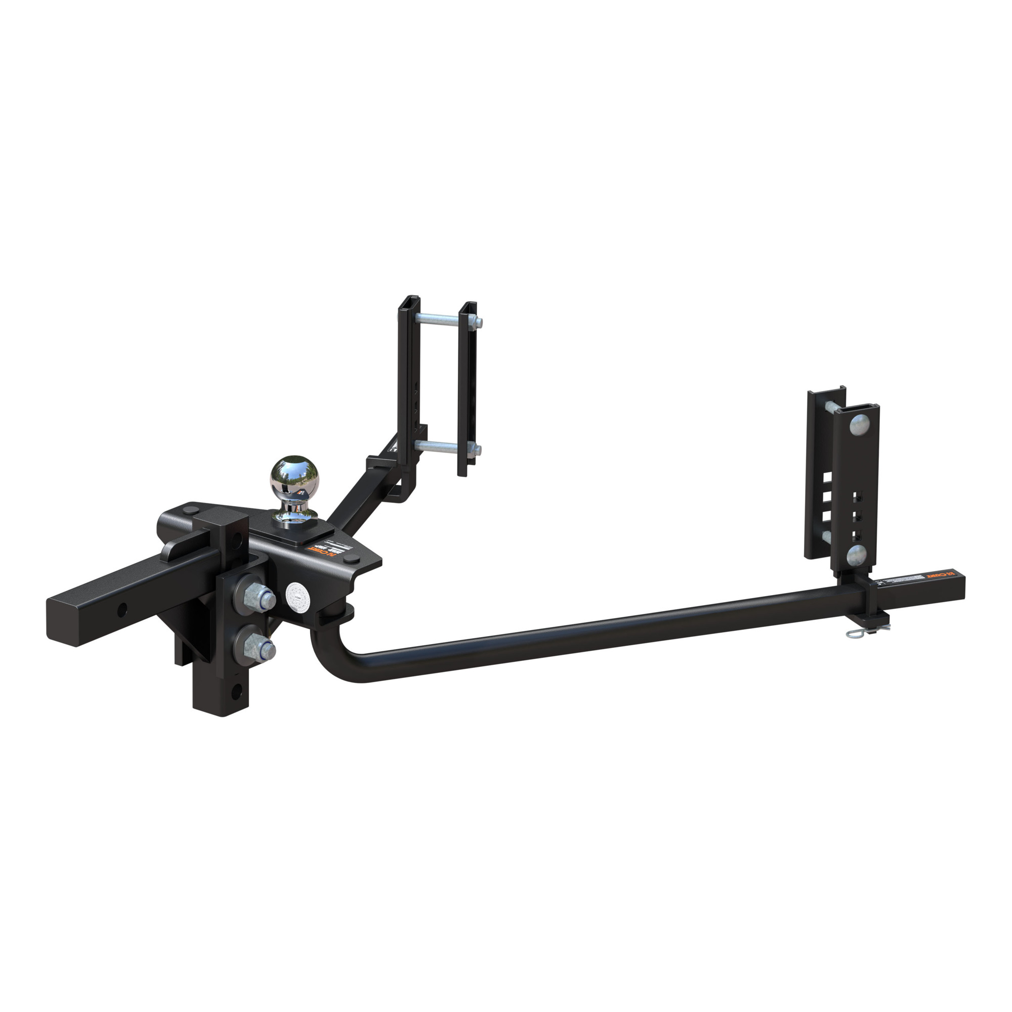 Curt Manufacturing, TruTrack 2P Round Bar Weight Distribution w/ 2x Sway Control, Model# 17601